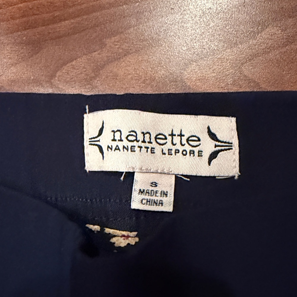 Nanette Lepore Navy Blue Pants, Size Small - Picture 3 of 12